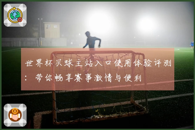 世界杯买球主站入口使用体验评测：带你畅享赛事激情与便利