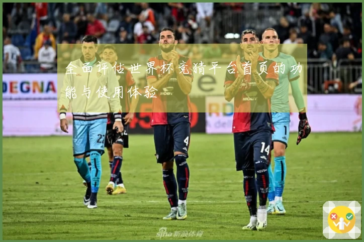 全面评估世界杯竞猜平台首页的功能与使用体验